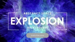 دانلود بک گراند انفجار فضایی Space Explosion Backgrounds