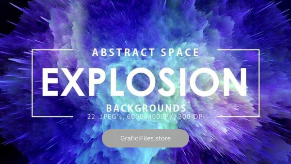 دانلود بک گراند انفجار فضایی Space Explosion Backgrounds