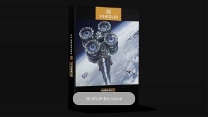 دانلود آبجکت فضاپیما Kitbash3D Spaceships