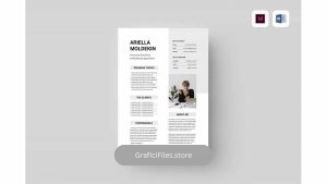 دانلود قالب آماده ورد Speaker Sheet | MS Word & Indesign