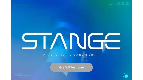 دانلود فونت انگلیسی STANGE – Modern Futuristic Font