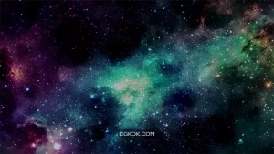 دانلود بک گراند موشن گرافیک سحابی رنگارنگ پر ستاره Starry Colorful Nebula Background