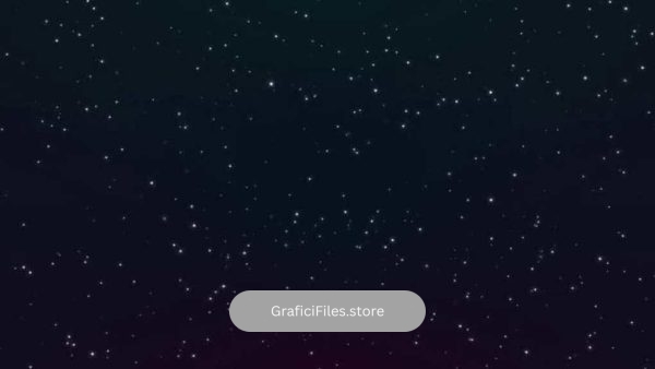 دانلود بک گراند متحرک ستاره در آسمان شب Stars Dark Background
