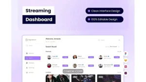 دانلود داشبورد Streaming Dashboard