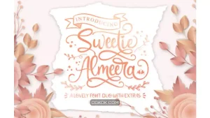 دانلود فونت انگلیسی Sweetie Almeera Font