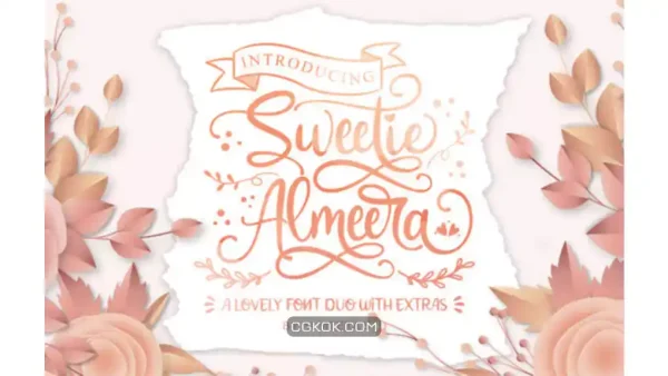 دانلود فونت انگلیسی Sweetie Almeera Font