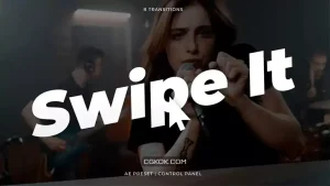 دانلود پریست افترافکت ترانزیشن Swipe It Transitions
