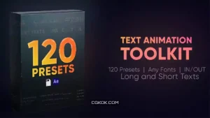 دانلود پریست متن افترافکت Text Animation Toolkit