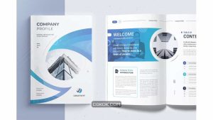 دانلود قالب آماده ورد نمونه کار شرکتی The Company Profile Word Template