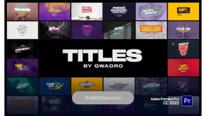 پروژه پریمیر تایتل Titles 2