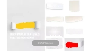 دانلود 15 تکسچر کاغذ پاره Torn Paper Textures