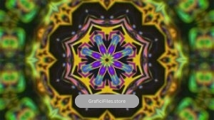 دانلود فوتیج موشن گرافیک Tribal Kaleidoscope