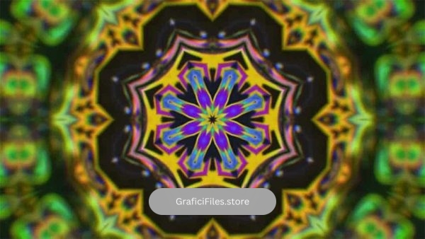دانلود فوتیج موشن گرافیک Tribal Kaleidoscope