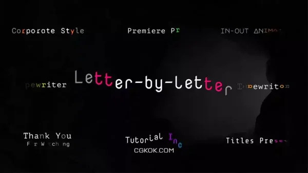 دانلود پریست پریمیر انیمیت متن با افکت ماشین تحریر Typewriter Animation