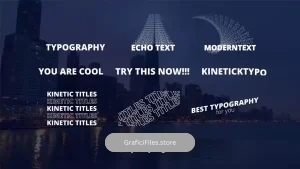 پروژه داوینچی ریزالو تایپوگرافی Typography Pack