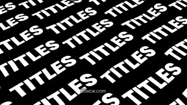 پروژه افترافکت تایتل تایپوگرافی Typography Titles With Transitions