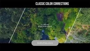 دانلود پریست افترافکت اصلاح رنگ Unique Color Corrections