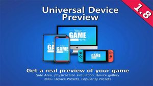دانلود پروژه Universal Device Preview برای یونیتی