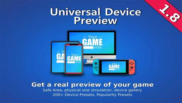 دانلود پروژه Universal Device Preview برای یونیتی