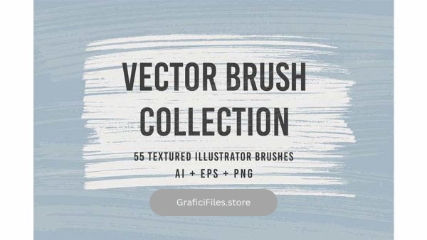 دانلود براش ایلوستریتور Vector Brushes Collection