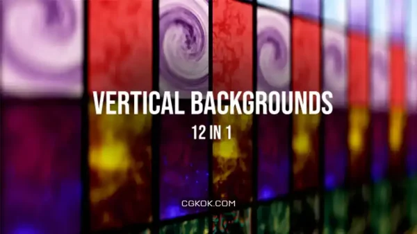 دانلود بک گراند موشن گرافیک عمودی Vertical Backgrounds Pack