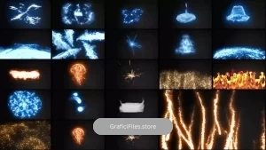 دانلود ترانزیشن جلوه های ویژه اکشن VFX Action Elements And Transitions