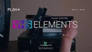 دانلود پریست پریمیر افکت فیلم قدیمی VHS Elements Presets
