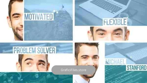 پروژه افترافکت رزومه Video Resume CV