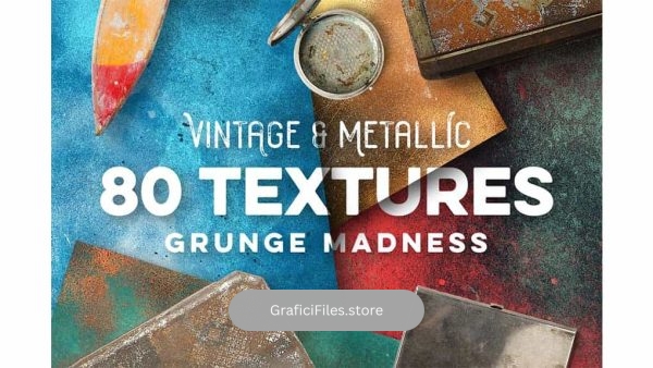 دانلود تکسچر فلز Vintage & Metallic Textures