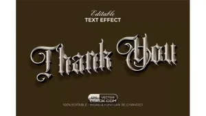 دانلود افکت متن وینتیج Vintage Text Effect Wave Style
