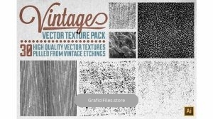 دانلود تکسچر و بافت کهنه Vintage Vector Texture Pack
