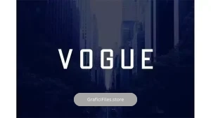 دانلود فونت انگلیسی مدرن VOGUE – Modern Display / Headline / Logo Typeface