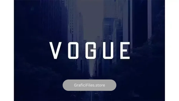 دانلود فونت انگلیسی مدرن VOGUE – Modern Display / Headline / Logo Typeface