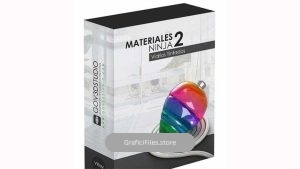دانلود متریال شیشه رنگی Vray برای تری دی مکس