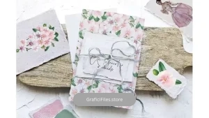 دانلود کلیپ آرت گل ارکیده Watercolor orchid flowers illustrations set