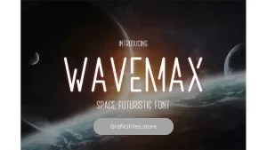 دانلود فونت انگلیسی Wavemax – Space Futuristic Font