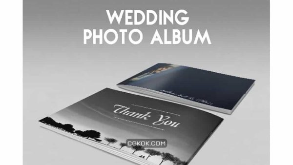 دانلود قالب ایندیزاین آلبوم عکس عروسی Wedding Photo Album Catalogue -3