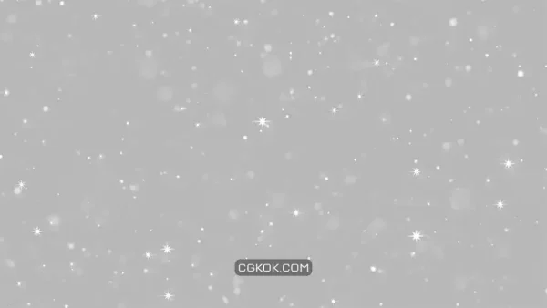 دانلود بک گراند موشن گرافیک ذرات سفید درخشان White Glitter Loop