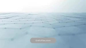 دانلود بک گراند موشن گرافیک شبکه ای سفید White Ground Plexus