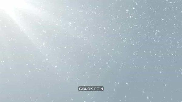 دانلود پس زمینه موشن گرافیک ذرات پارتیکلی سفید White Particles Background