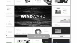 دانلود قالب پاورپوینت و کینوت WindWard Presentation Template