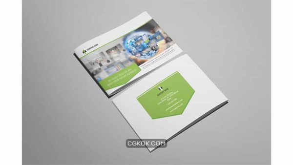 دانلود قالب ایندیزاین بروشور Wonderpro – A5 Business Brochure
