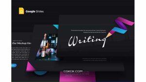 دانلود قالب پاورپوینت و گوگل اسلاید Writing – Google Slides Template