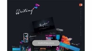 دانلود قالب پاورپوینت Writing – Powerpoint Template
