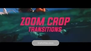 دانلود پریست پریمیر ترانزیشن زوم با کراپ ویدیو Zoom Crop Presets