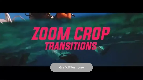 دانلود پریست پریمیر ترانزیشن زوم با کراپ ویدیو Zoom Crop Presets