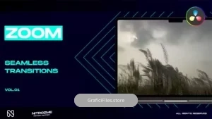 ترانزیشن داوینچی ریزالو زوم Zoom Transitions Vol. 01 for DaVinci Resolve
